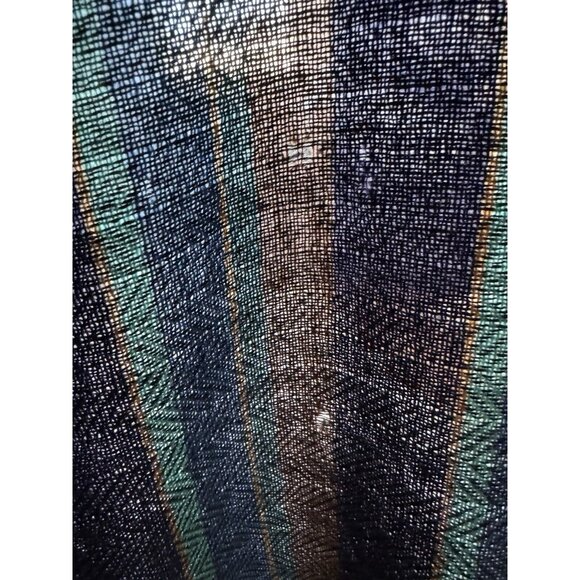 Vintage Burberry Extra Large Wool Scarf Shawl Made In Ireland 53 In - Picture 10 of 12